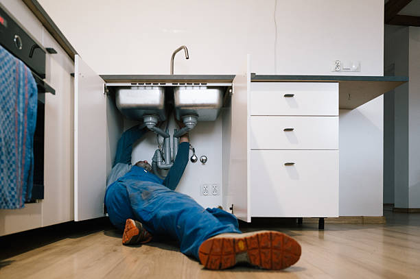 Professional Drain Cleaning technician working in Seward, IL